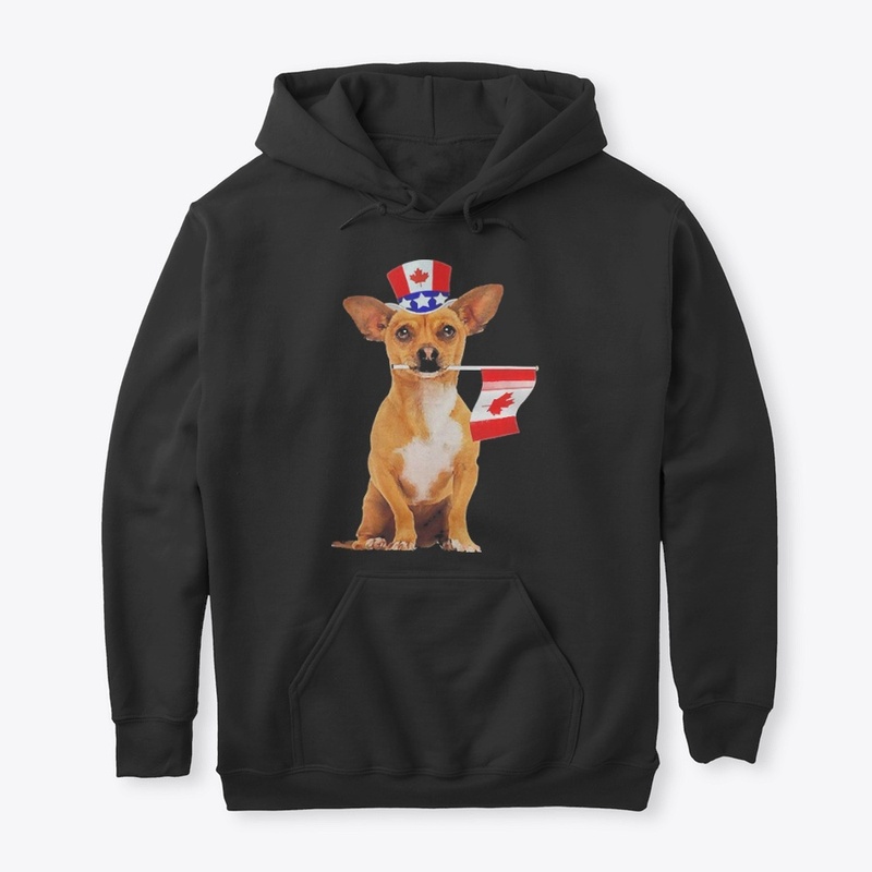 Canadian Flag Maple Leaf Chihuahua