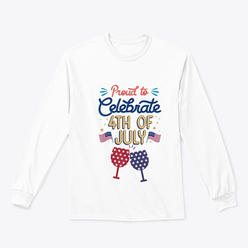 Let's Celebrate 4th of July Graphic.