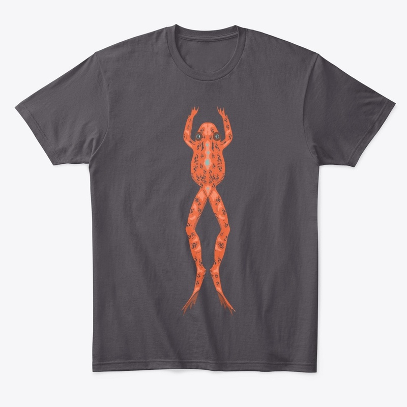 Orange Glowing Frog