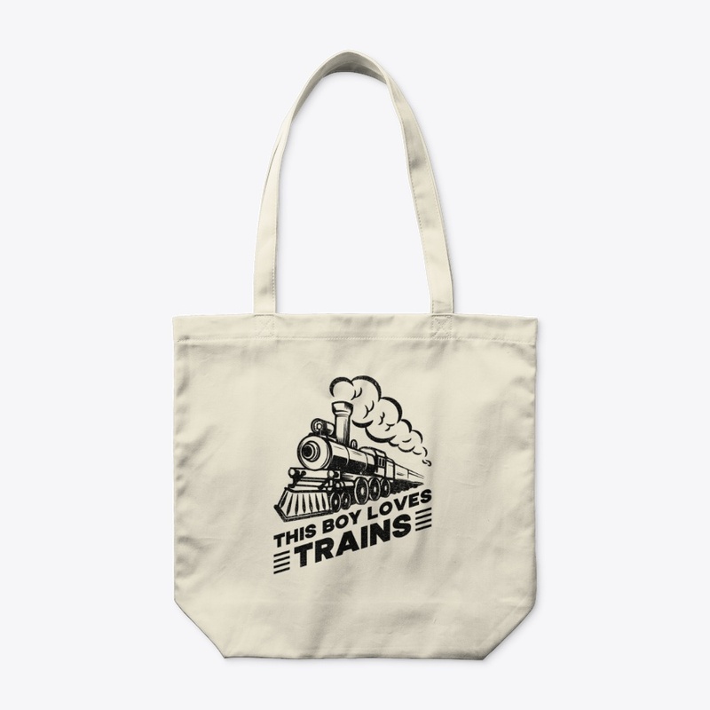 This Boy Loves Trains - Steam Locomotive