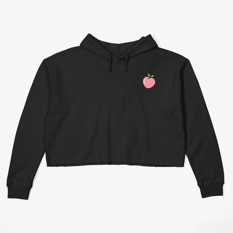 Peachy Cropped Hoodie