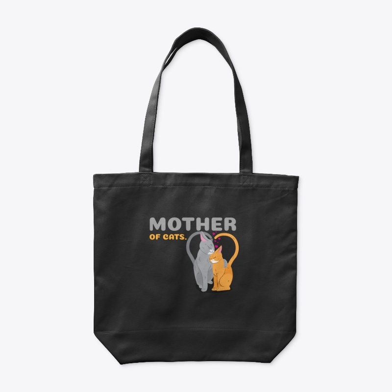 MOTHER OF CATS  T SHIRT,MUG,BAG...