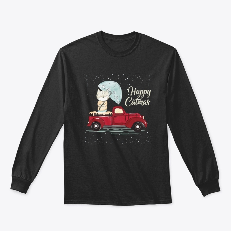 Happy Merry Catmas tee