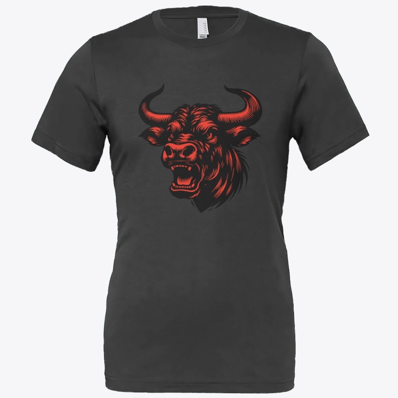 Powerful Cow Head Art