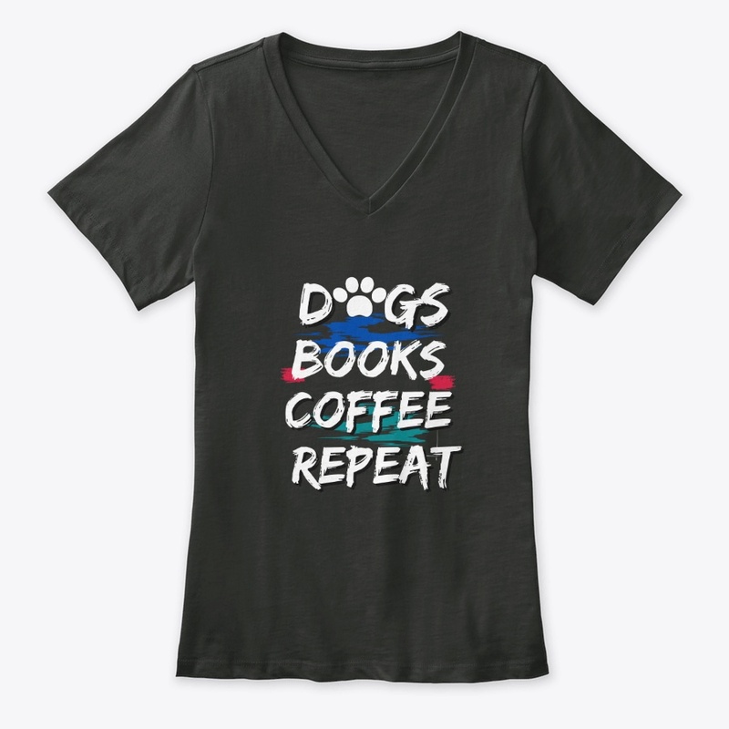 DOGS BOOKS COFFEE REPEAT