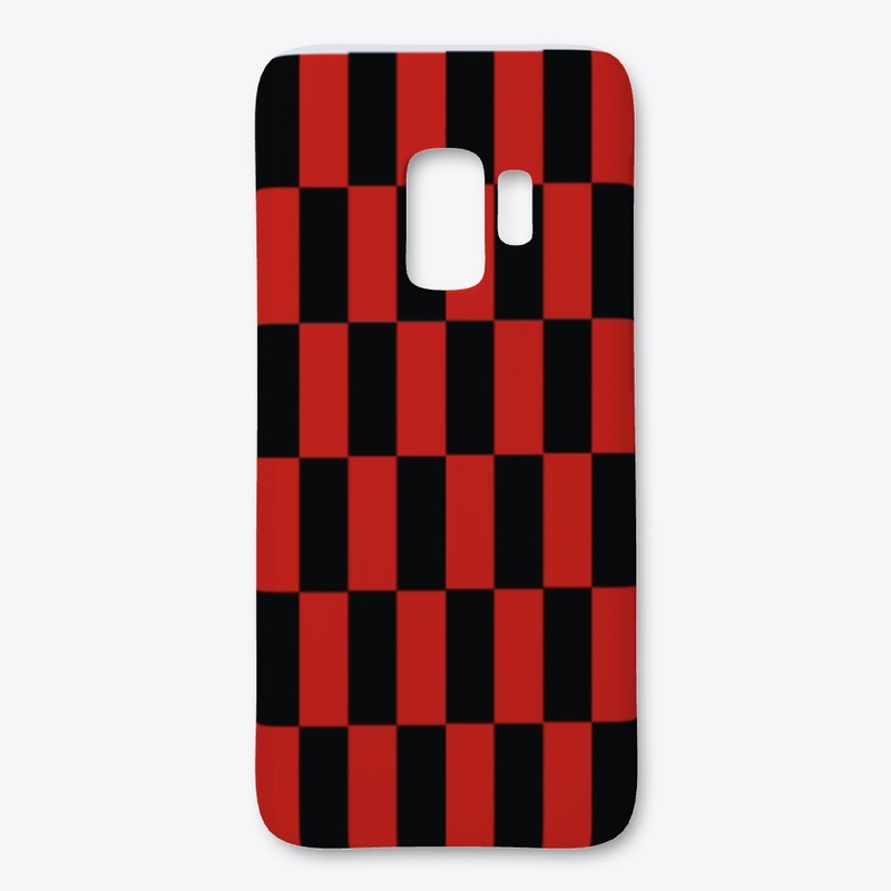 Red and Black Squares pattern