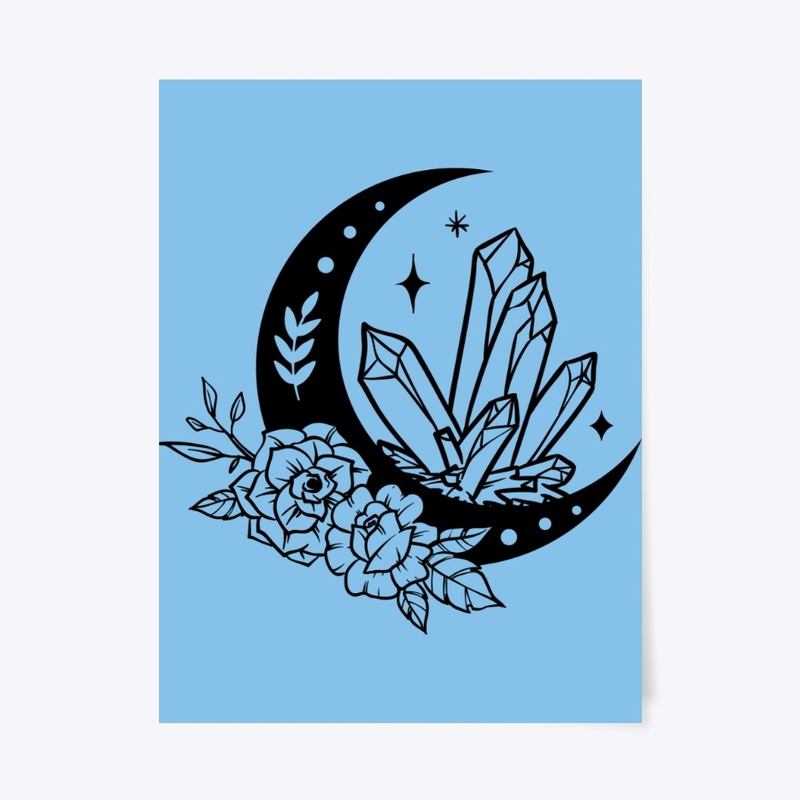 FLORAL CRYSTAL MOON