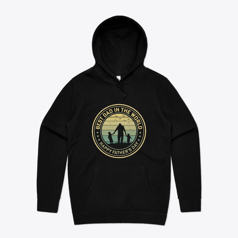 Best Dad In The world Vintage T-shirt