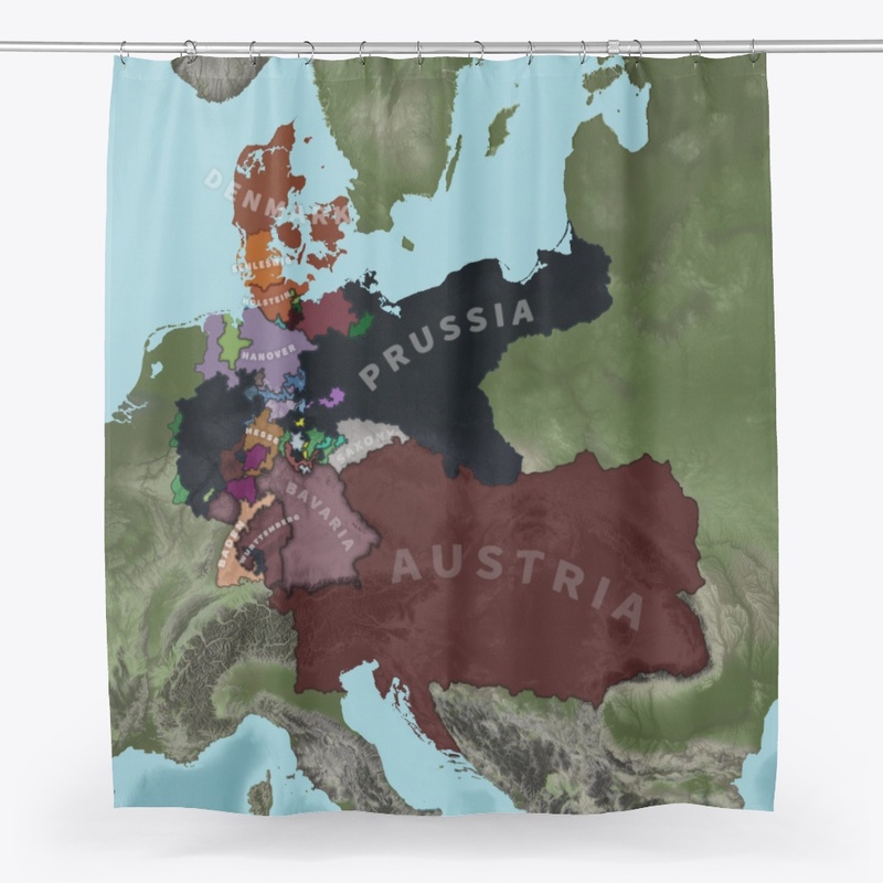 German States Map - 1866
