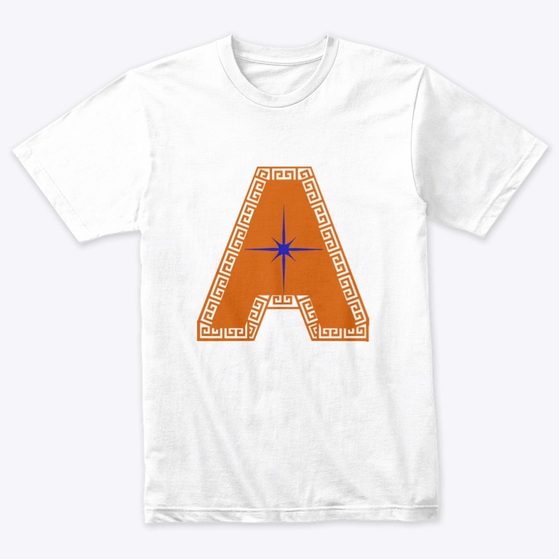 Blue Amblle Star A Men Shirt
