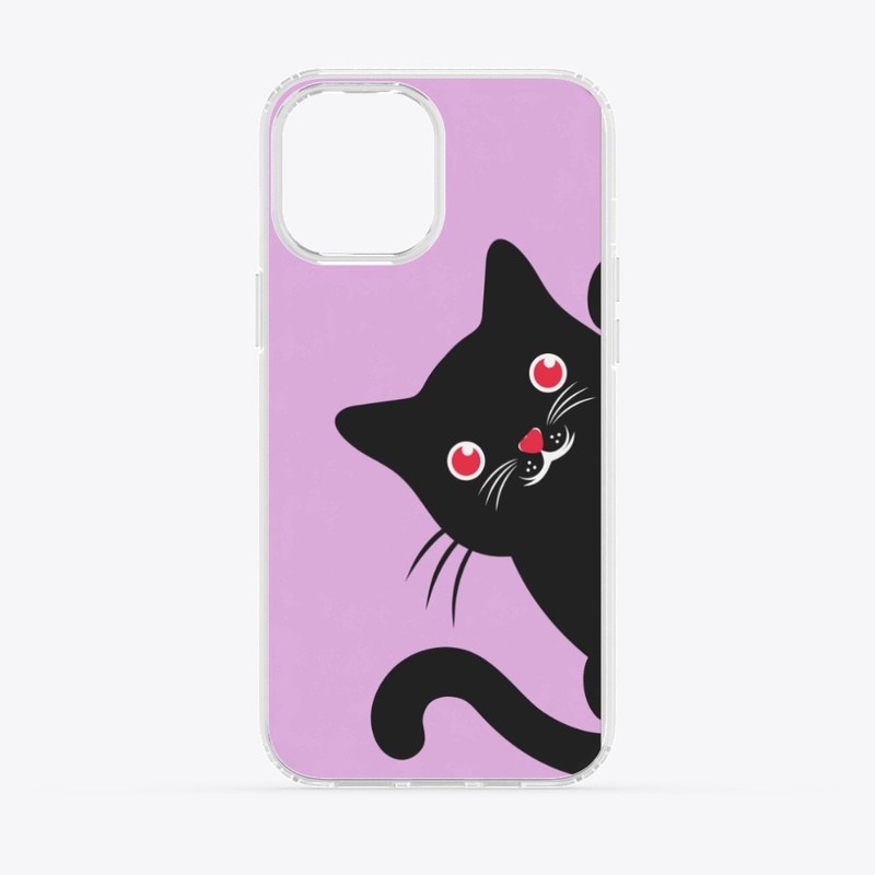 Peeping Cat phone cover