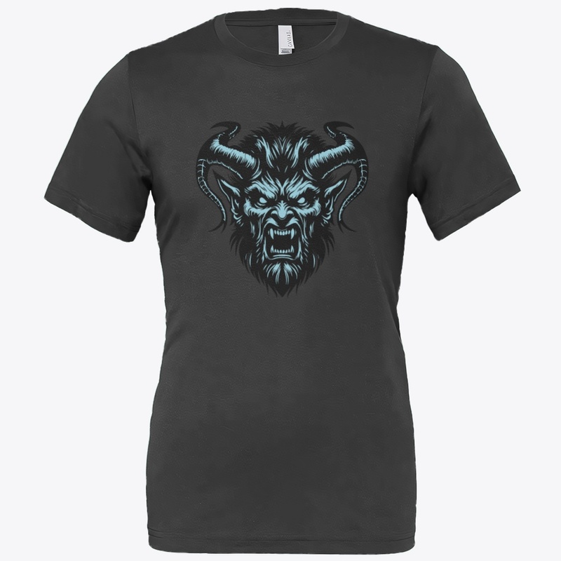 Bold and Intense Devil Head Graphic