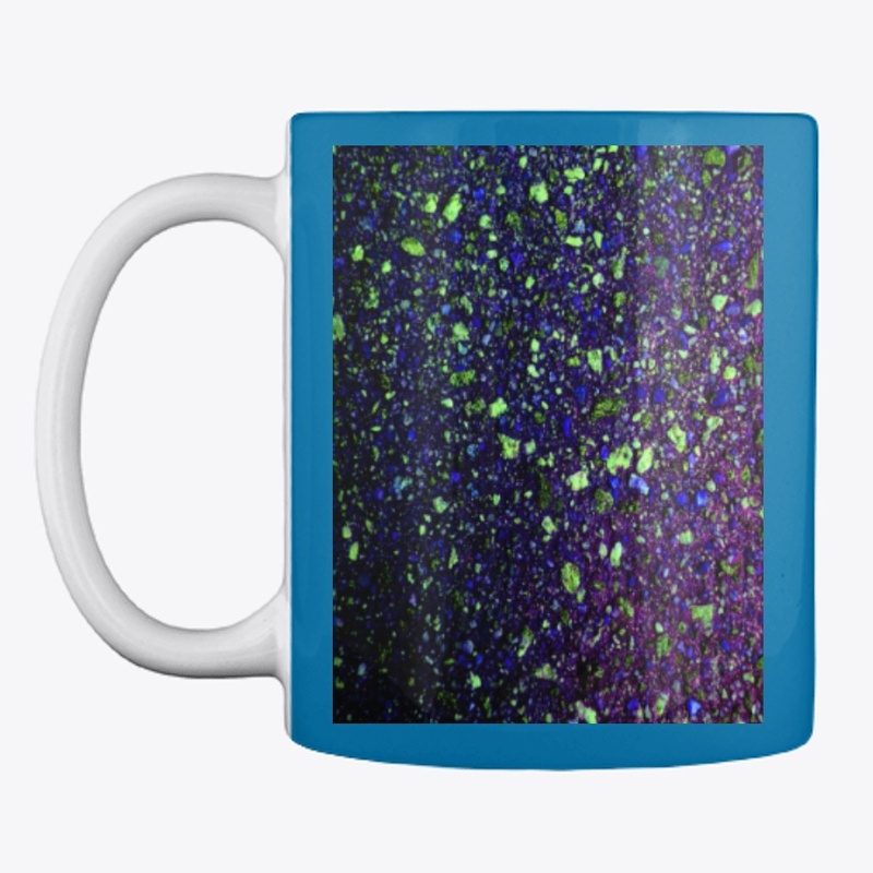 bright green purple blue 