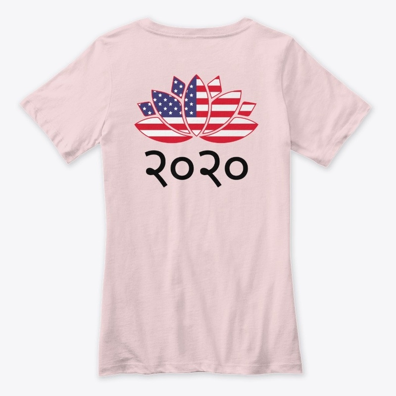 Kamala for VP Lotus Front and Back