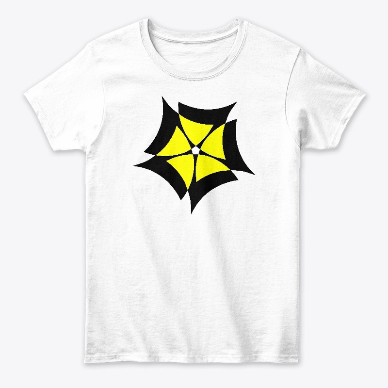 Abstract Yellow Star Flower T-Shirt