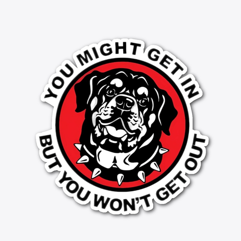 Rottweiler - Warning Sticker