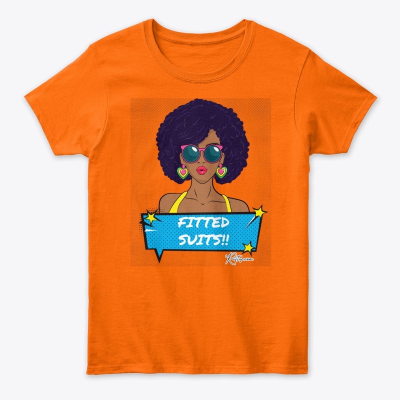 Fitted Suits Pop Art Afro Woman