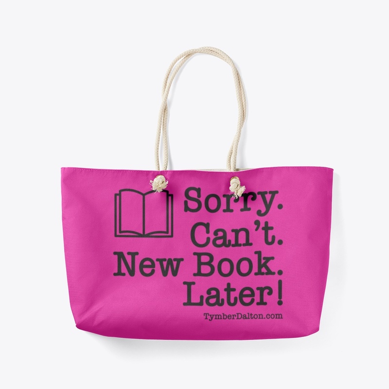 Sorry. Can't. New Book. Later! (Black)
