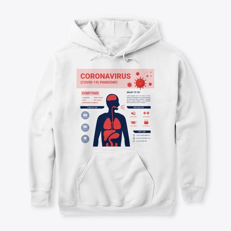 T-shirt Coronavirus, go away!!!