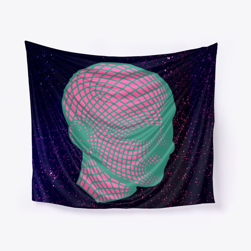 spacial optical illusion head in space