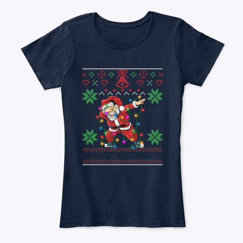 Dabbing Santa Ugly Christmas Design