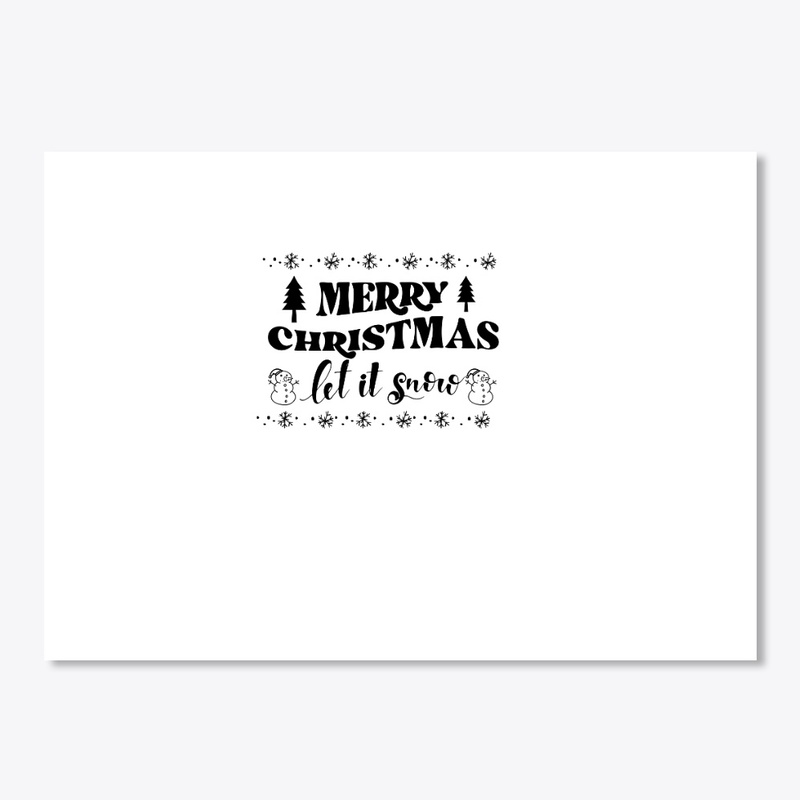 MARRY CHRISTMAS LET IT SNOW