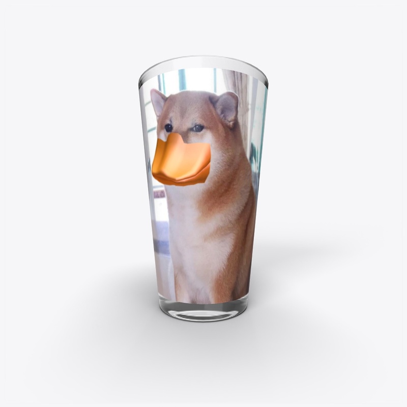 ducky cousin shot glass