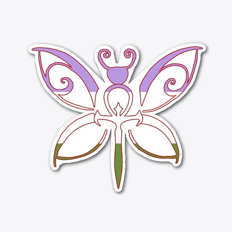 Black Butterfly - Gender Queer Pride