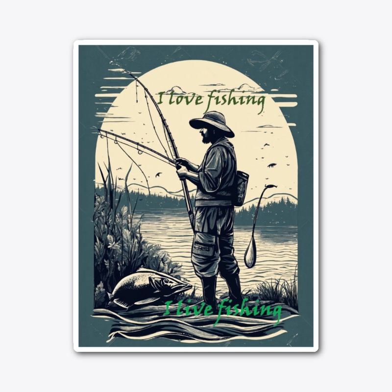 I love fishing. 
