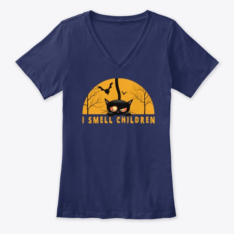 Black Cat Halloween T-Shirt
