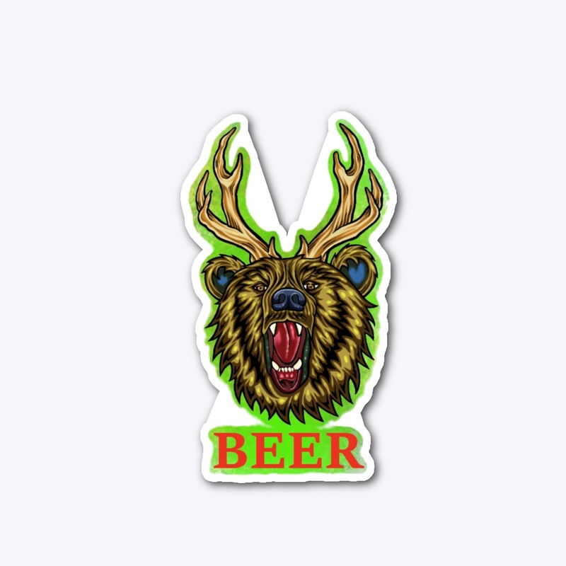 Funny Beer Design: Beer Bear