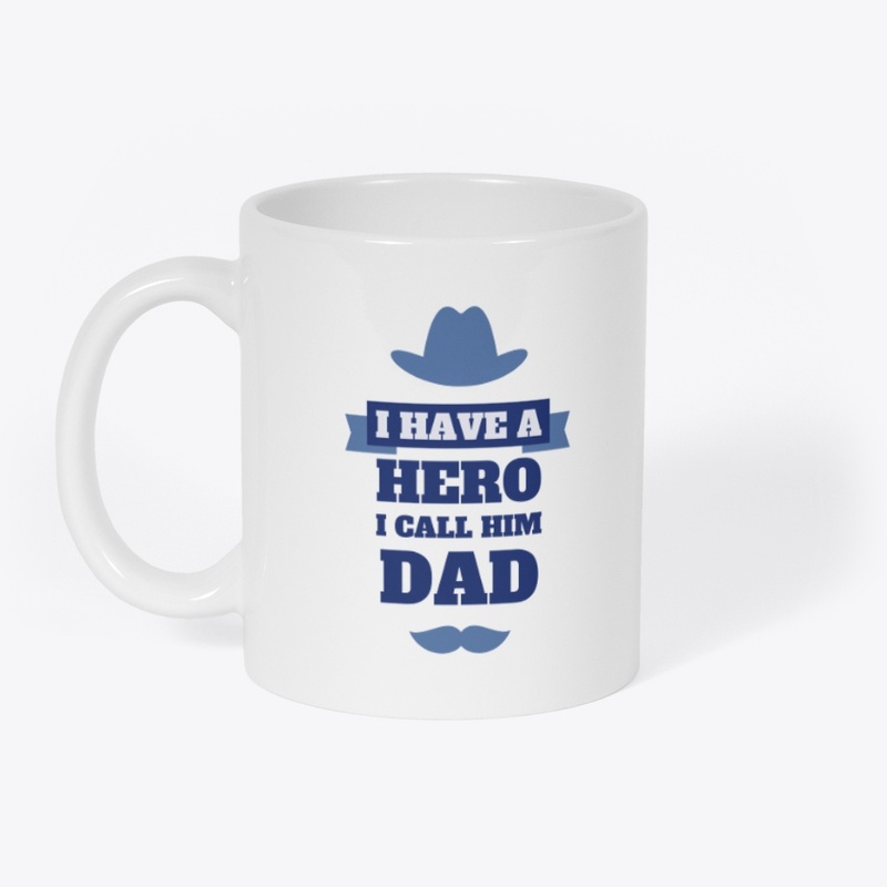 MY DAD IS A HERO T SHIRT