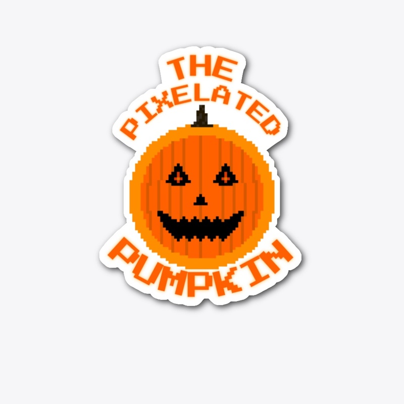 The Pixelated Pumpkin Slogan and Logo