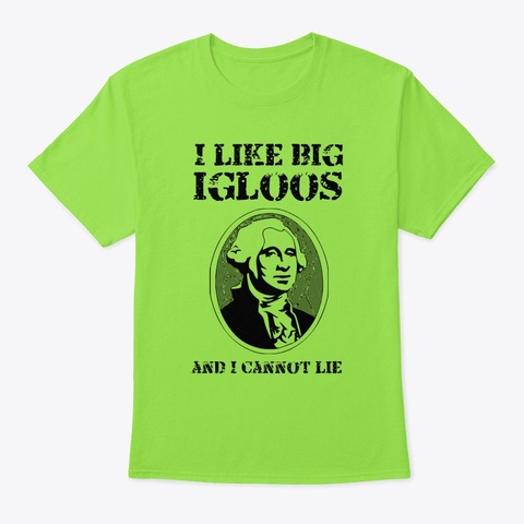 George Igloo Lime T-Shirt Front