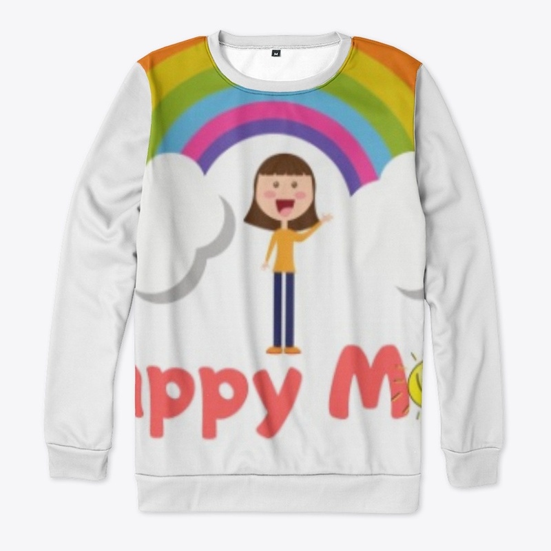 Rainbow colored design for happy moms
