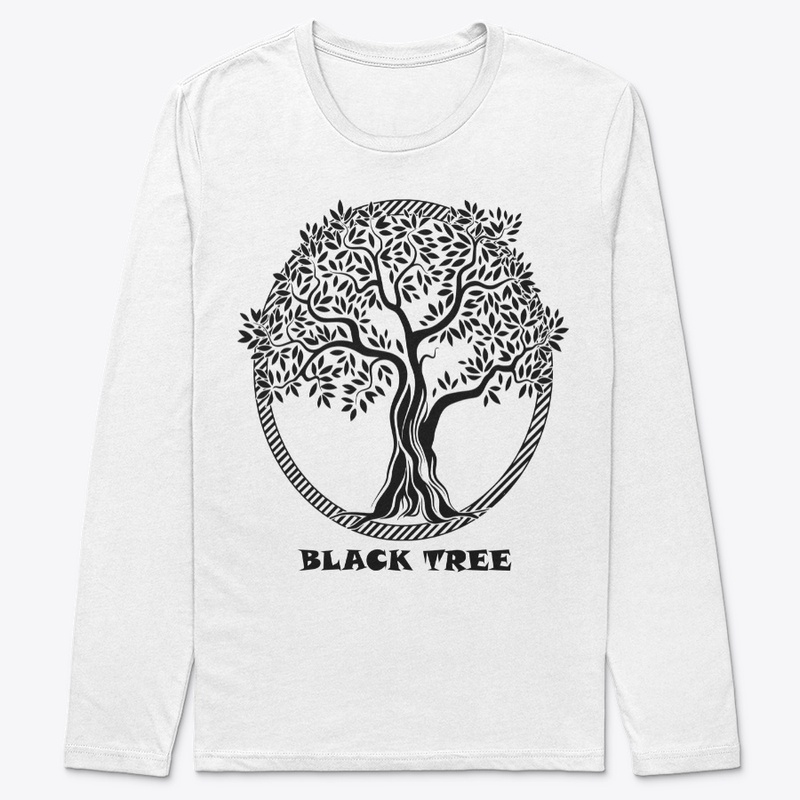 BLACK TREE WITH RECTANGLE
