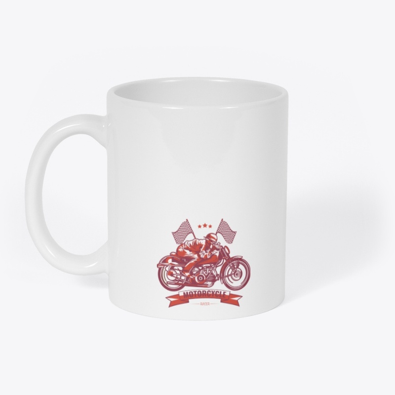 Motorcycle Racer T-shirt Design