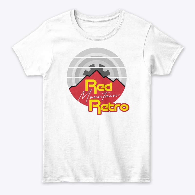 Red Mountain Retro Basic Logo