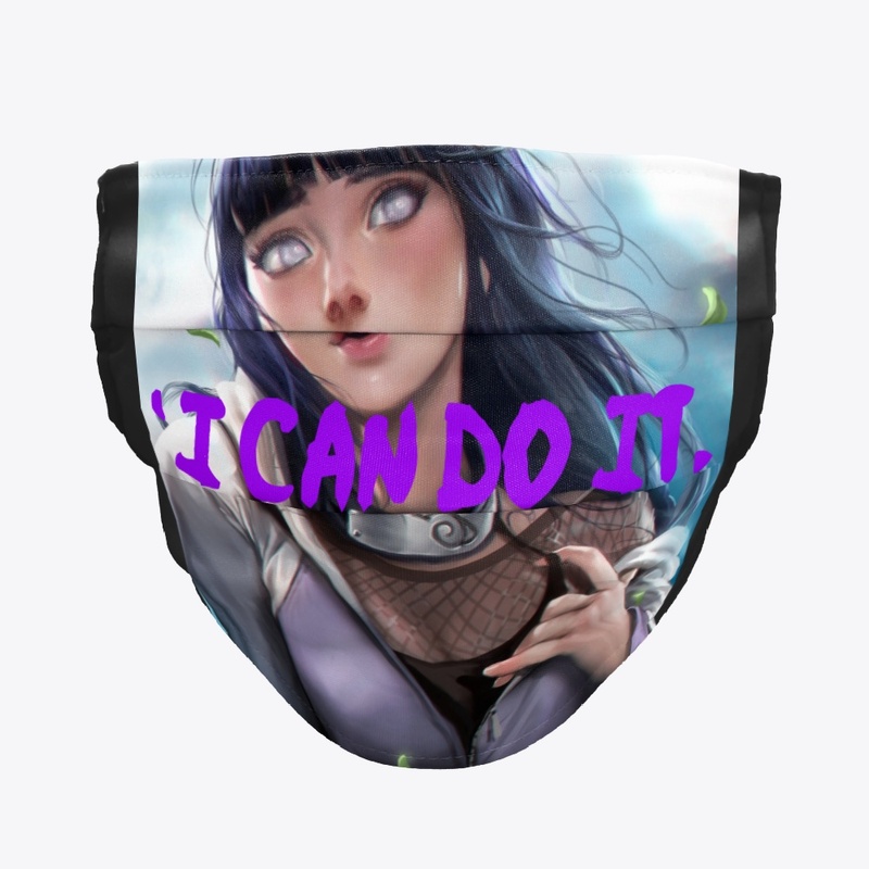 Hinata 4k i can do it face mask 