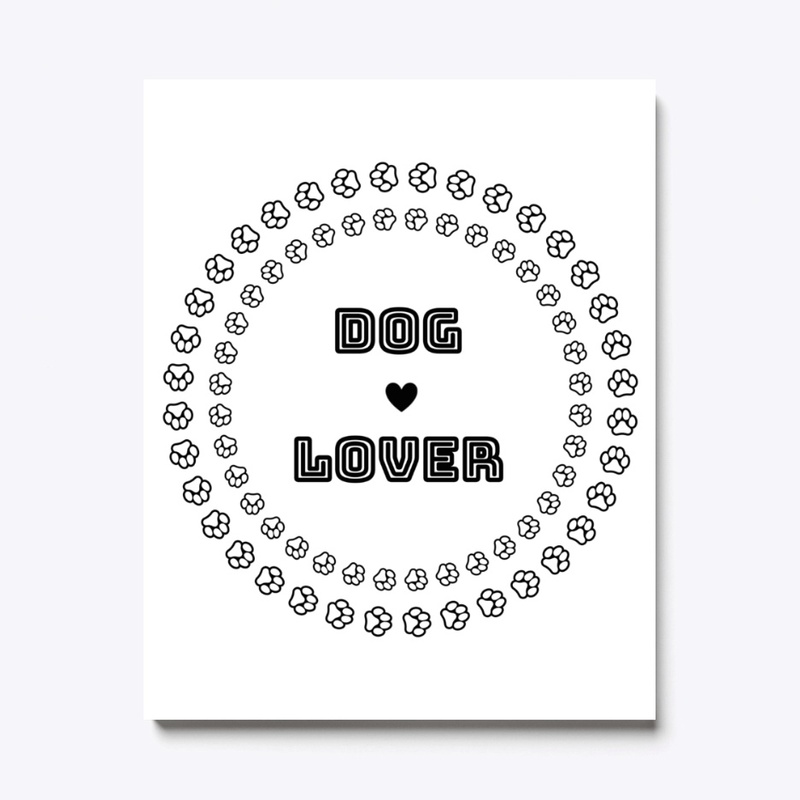 Dog Lover with Paws