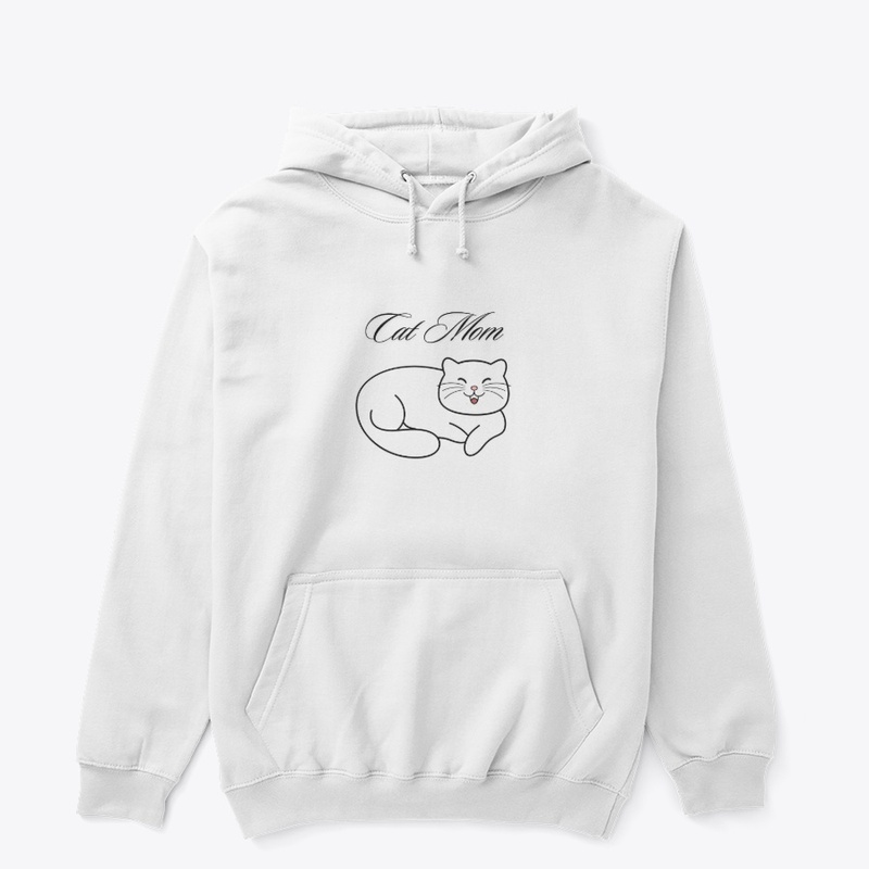 Cat Mom – Simple Happy Kitty Design-FC1