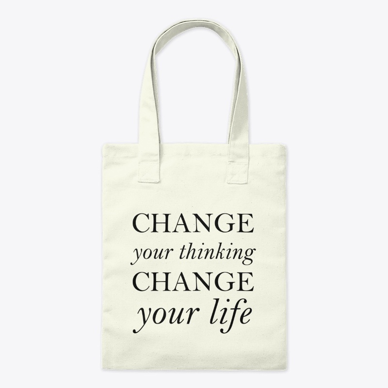 Change Your Thinking Grocery Tote Bag