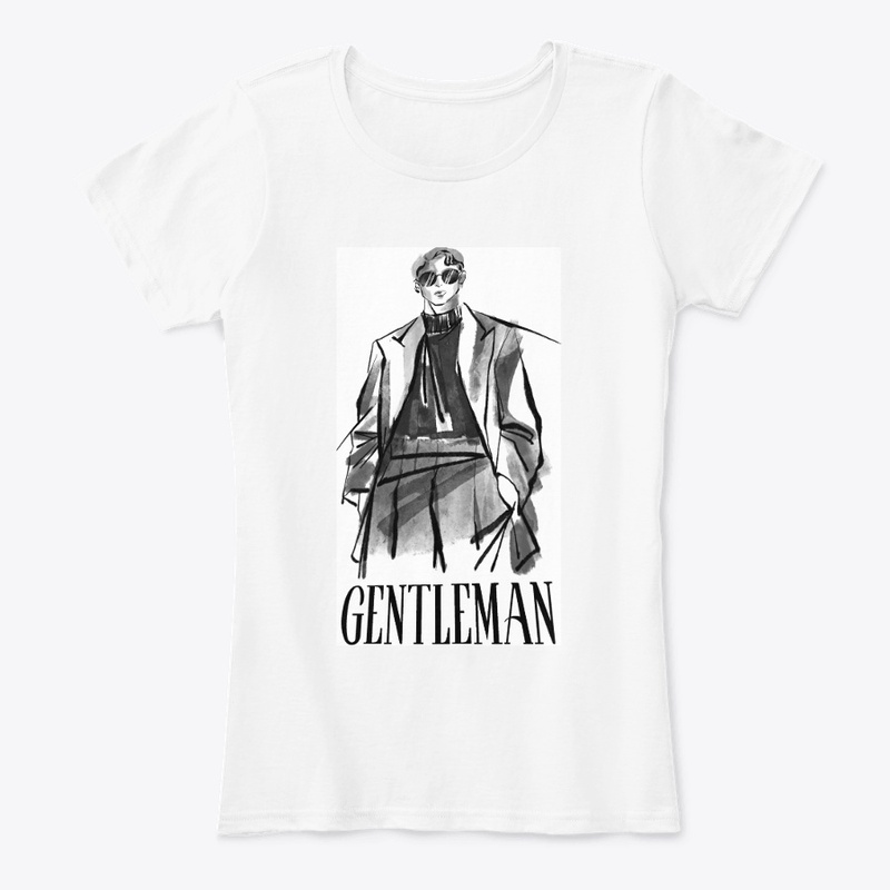 Gentleman tshirt and hoodie.