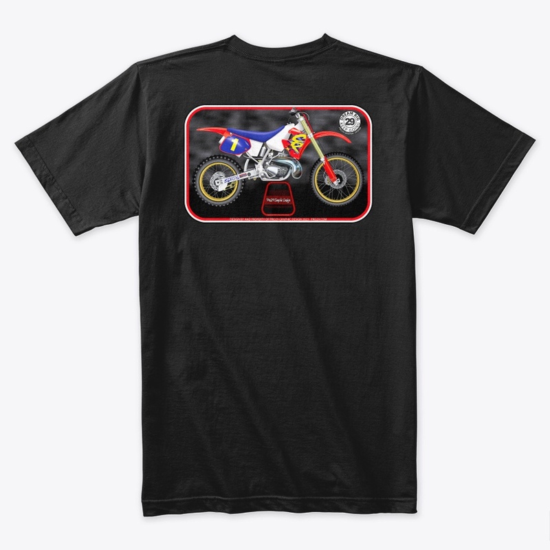 1990s 250CC Dirt Bike Graphic T-Shirt