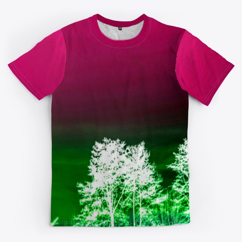 pink neon sky pattern