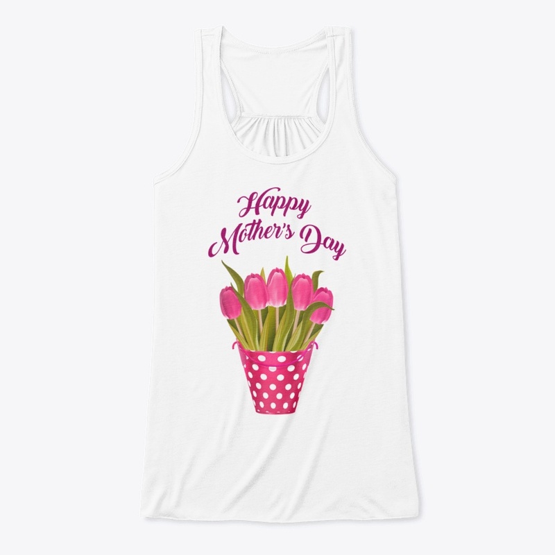 Happy mother's day with tulips