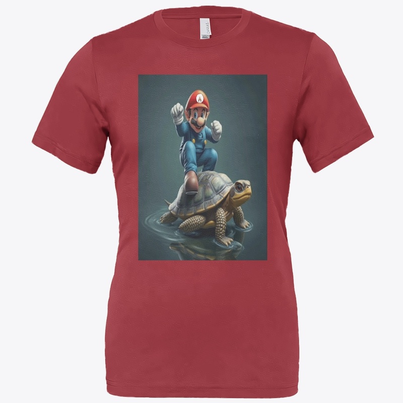 Plumber Stomping on Turtle