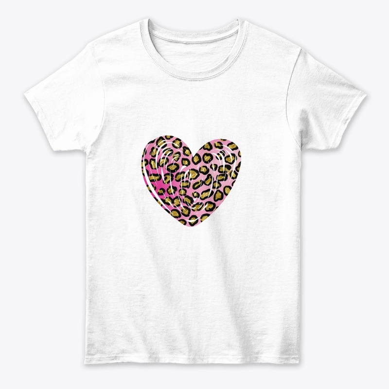 Leopard Heart T-Shirt