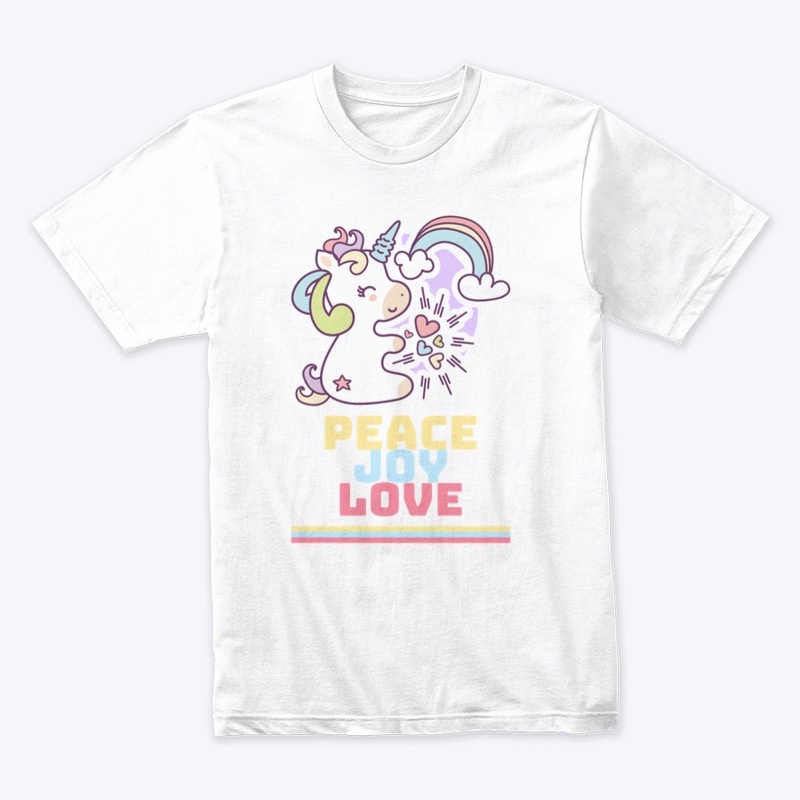 Peace Joy Love Unicorn