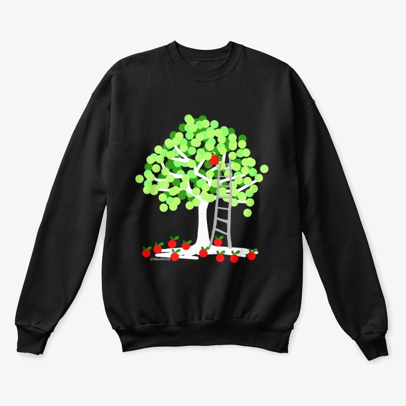 apple tree by night